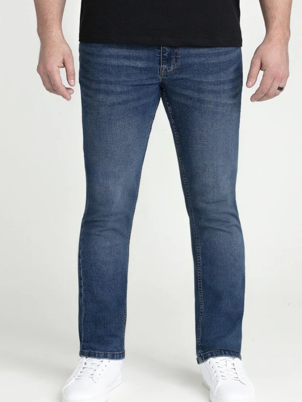 The Perfect Jean NYC Men’s Slim Thick Stretch Jeans 30x32 Medium Wash